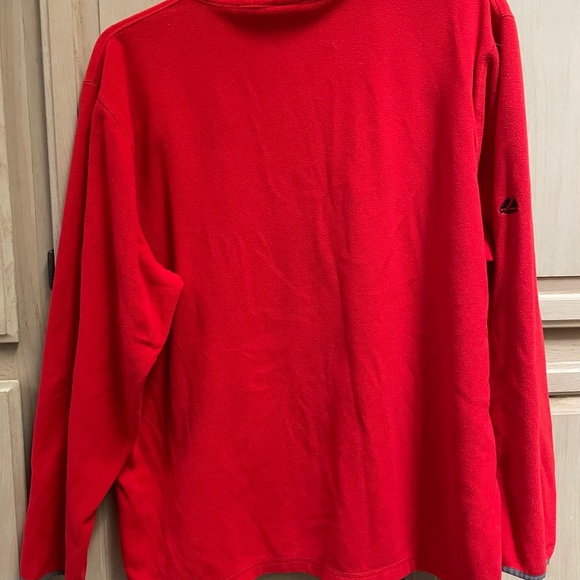 NEW JERSEY DEVILS MAJESTIC FLEECE PULLOVER - Picture 2 of 2